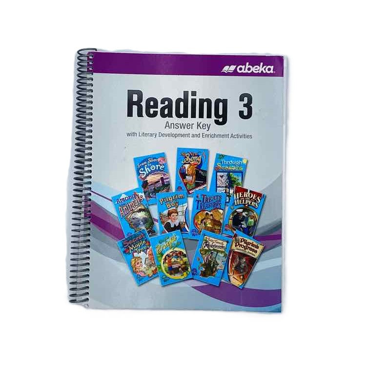 A Beka 3rd Grade Answer Key Reading/Literature Curriculum
