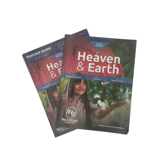 MasterBooks 3rd-8th Grade God's Design Heaven & Earth Student & Teacher Books (2-pc)